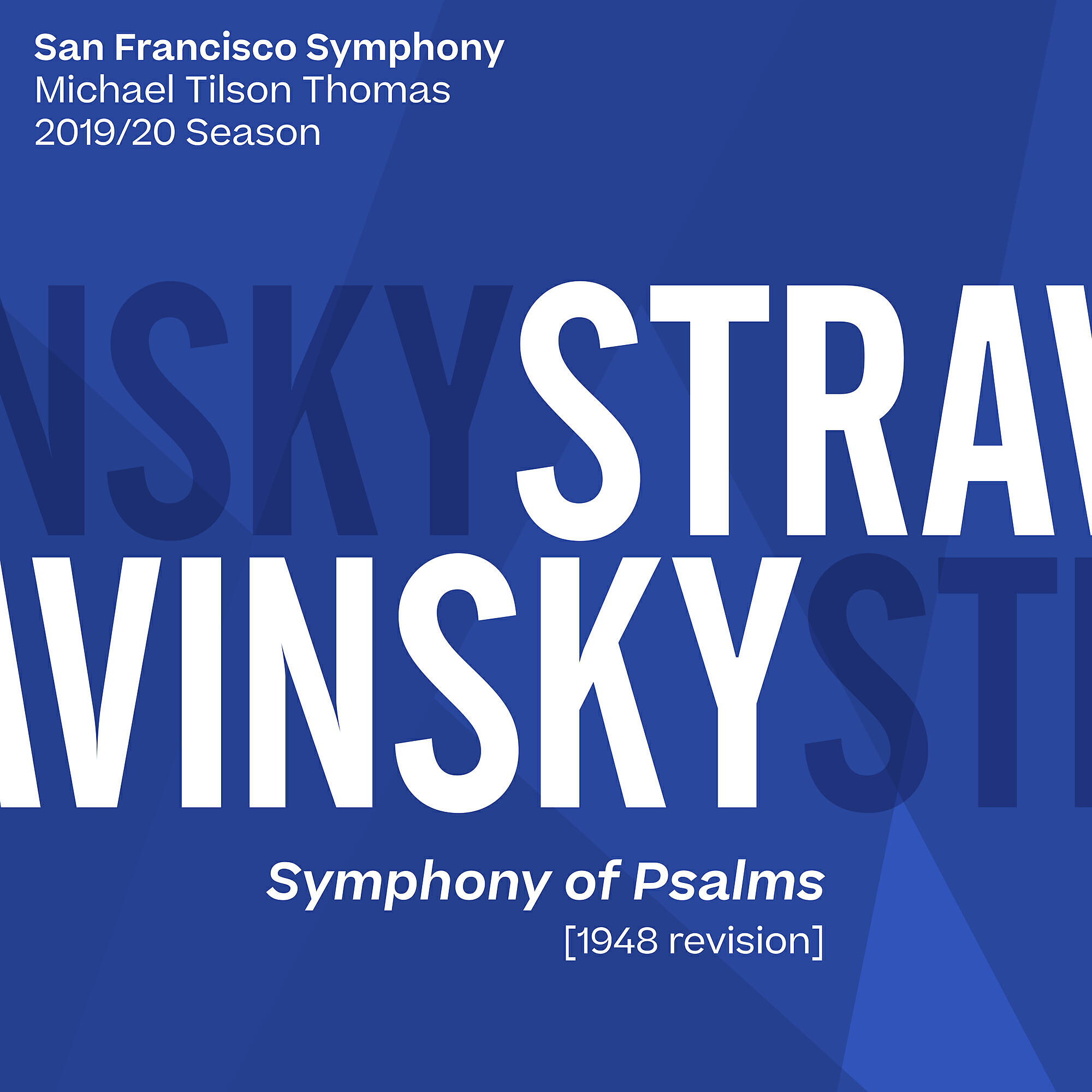 San Francisco Symphony - Symphony of Psalms: II. Double Fugue (Psalms 39, 2-4) [1948 Revision]