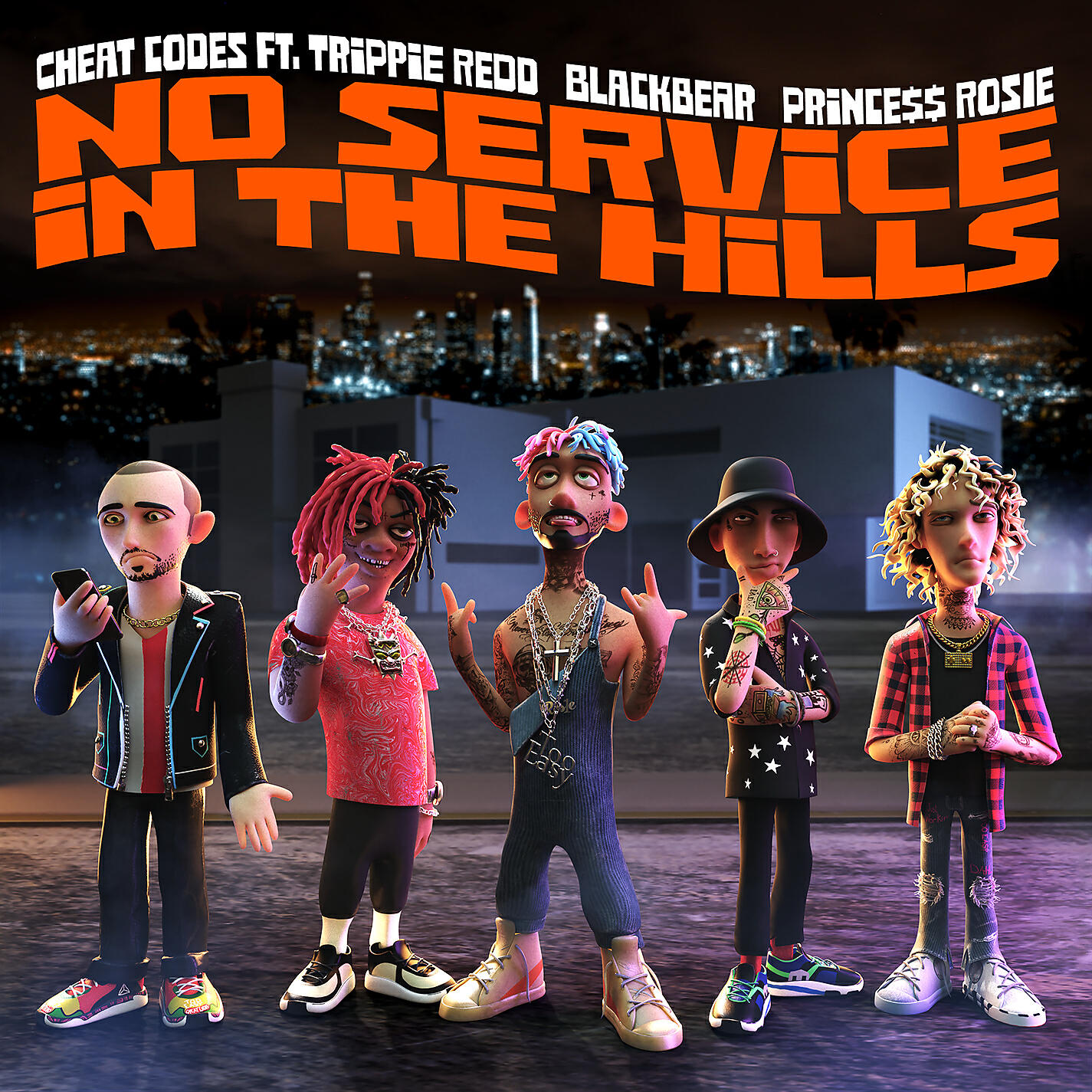 Cheat Codes - No Service In The Hills (feat. Trippie Redd, Blackbear, PRINCE$$ ROSIE)