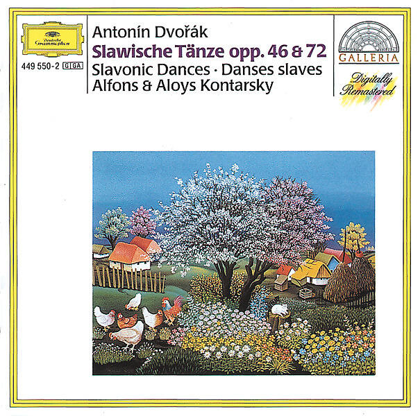 Alfons Kontarsky - Dvorák: 8 Slavonic Dances, Op.72 - For Piano Duet - 6. No.6 in B flat (Moderato)