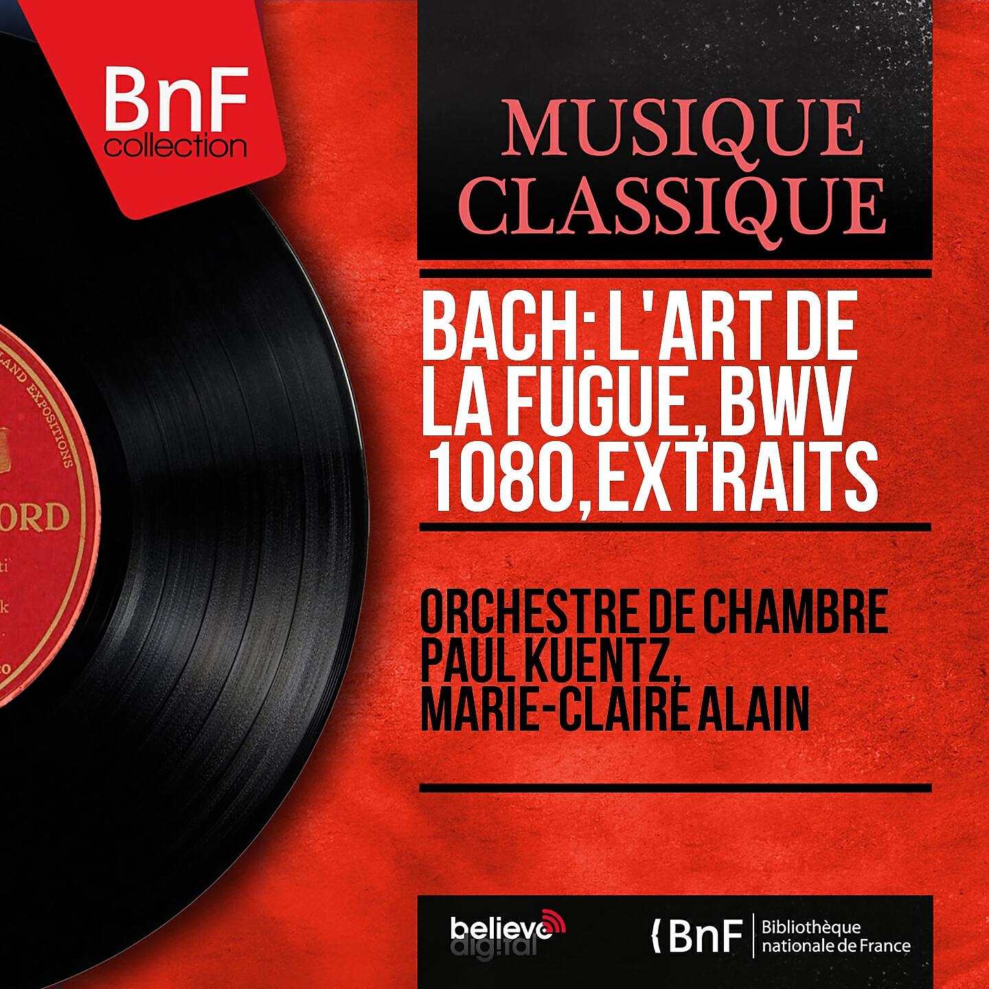 Marie-Claire Alain - Die Kunst der Fuge, BWV 1080: Canon par augmentationem in contrario motu