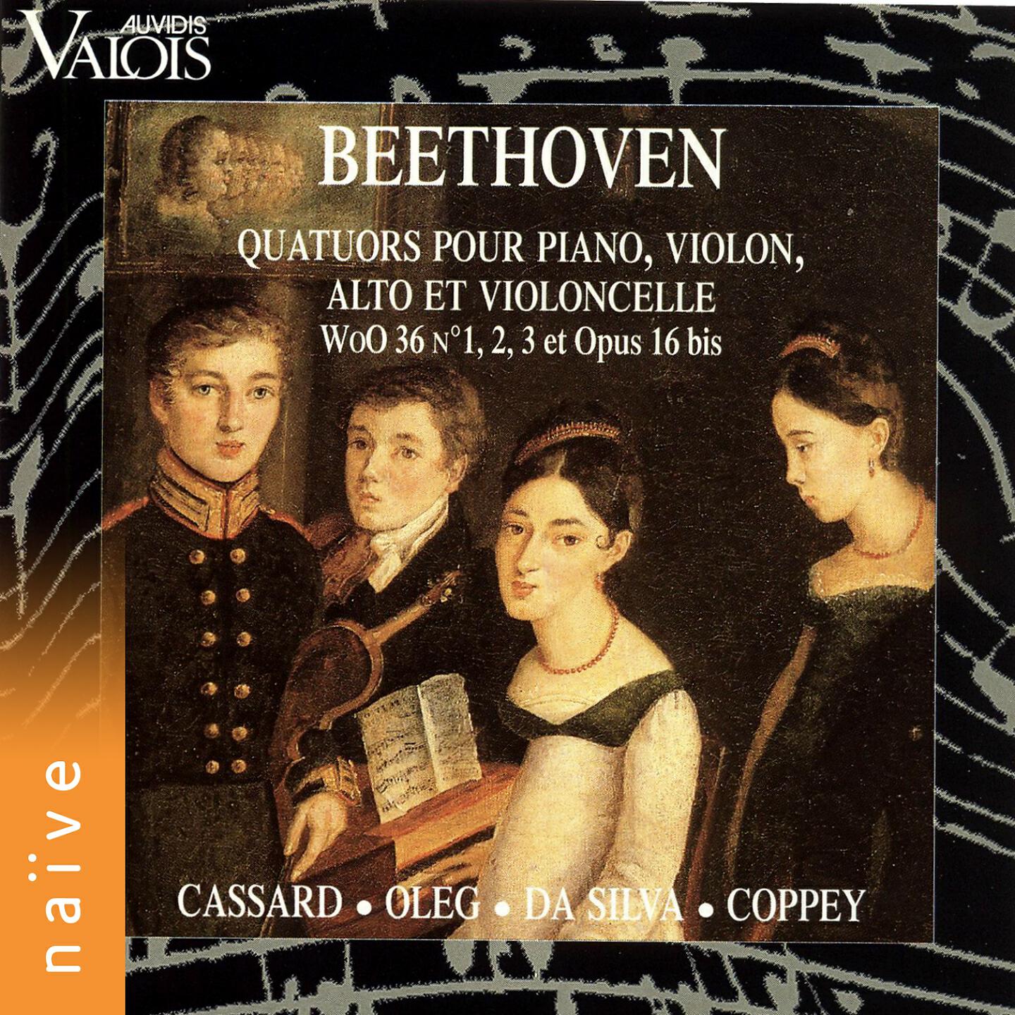 Philippe Cassard - Three Piano Quartets, WoO 36, No. 1 in E-Flat Major: VII. Var. IV