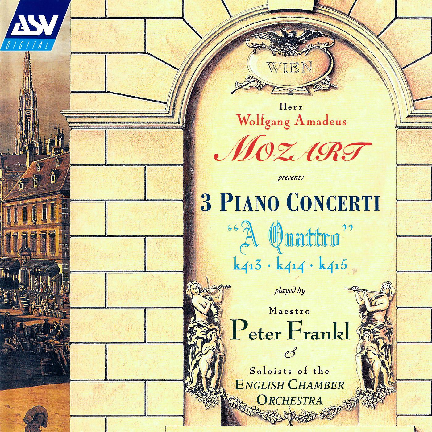 Peter Frankl - Mozart: Piano Concerto in C, K415 - Arr. Piano & String Quartet - 3. Allegro