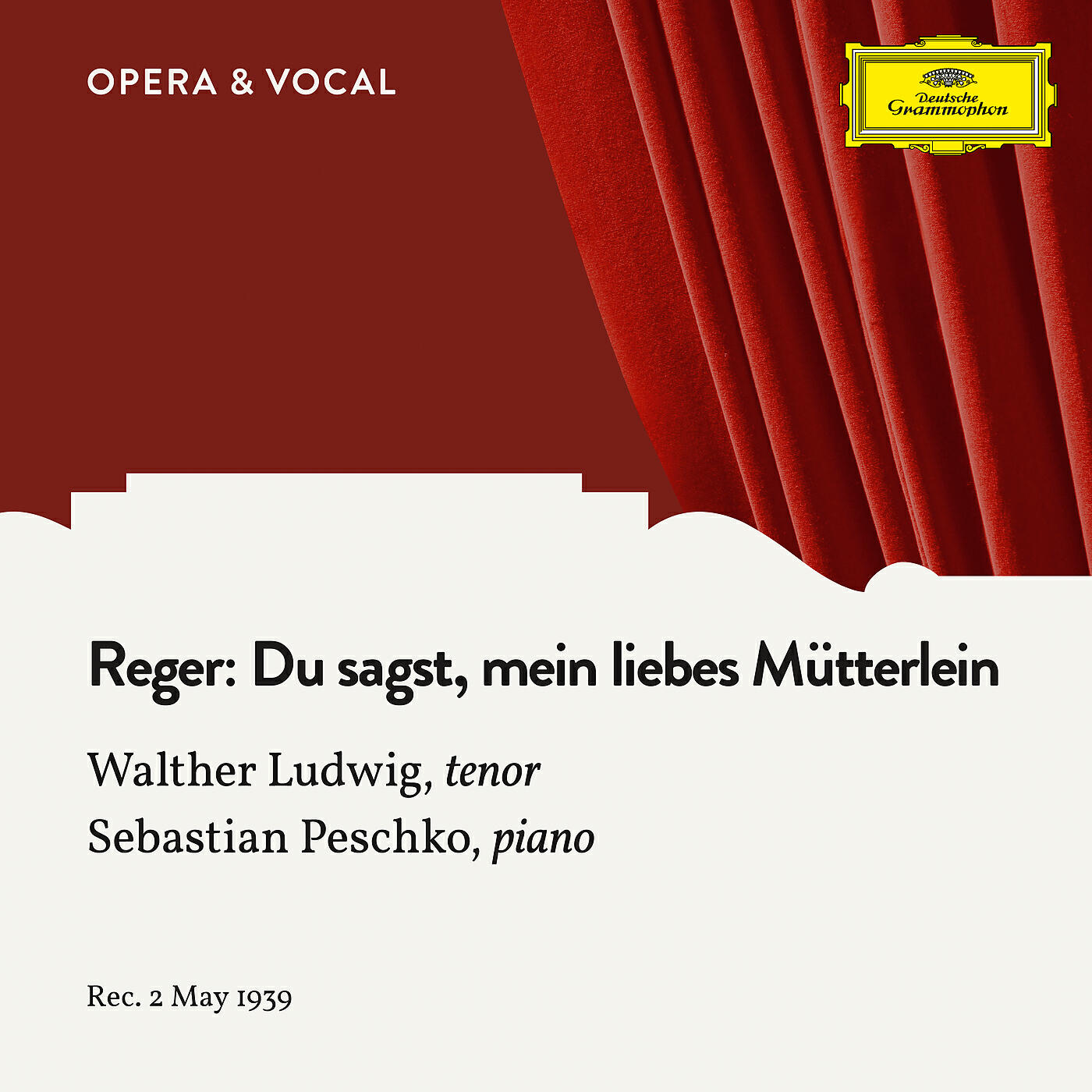 Walther Ludwig - Reger: Du sagst, mein liebes Mütterlein