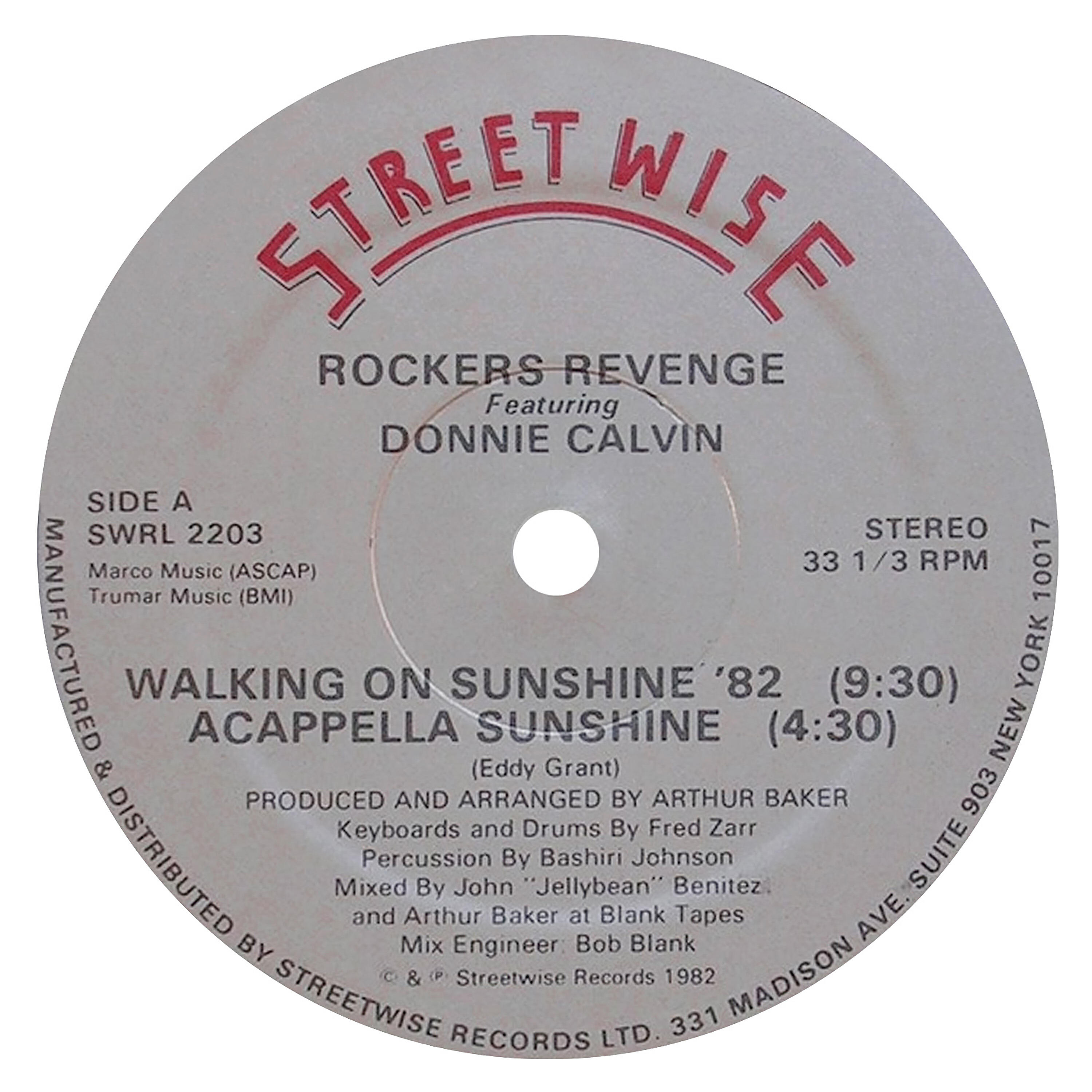 Rockers Revenge - Rockin' on Sunshine (feat. Donnie Calvin)