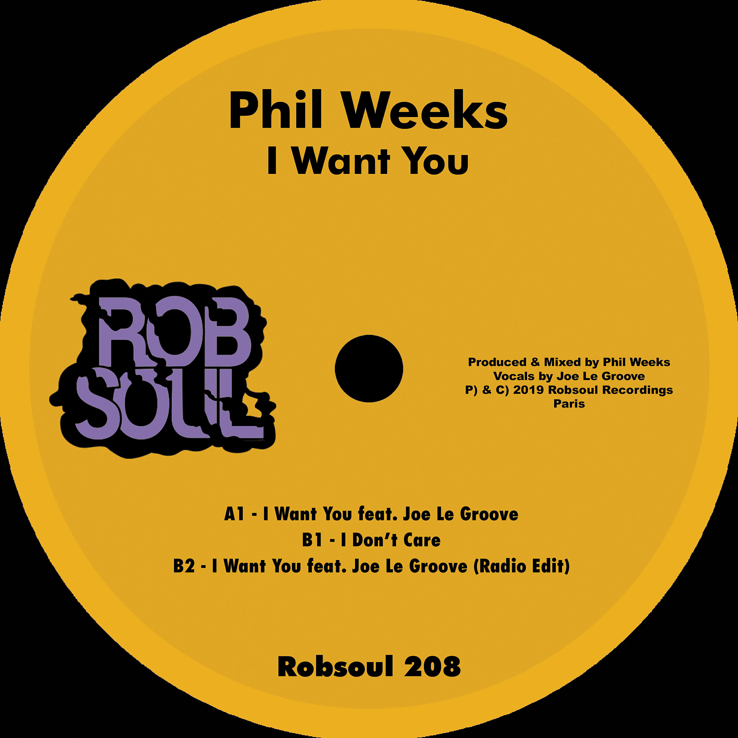 Phil Weeks - I Want You (Radio Edit)